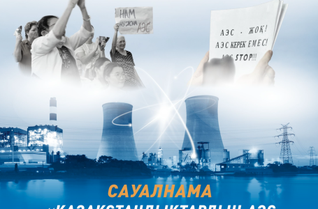 САУАЛНАМА: Қазақстандықтардың АЭС туралы пікірі екіге бөлінді